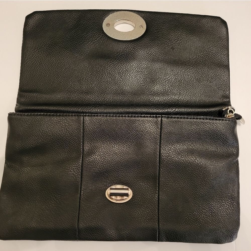 BRAND NEW EXLARGE BLACK CLUTCH